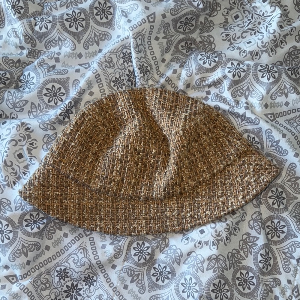 Lucky Brand Brown Tweed Bucket Hat